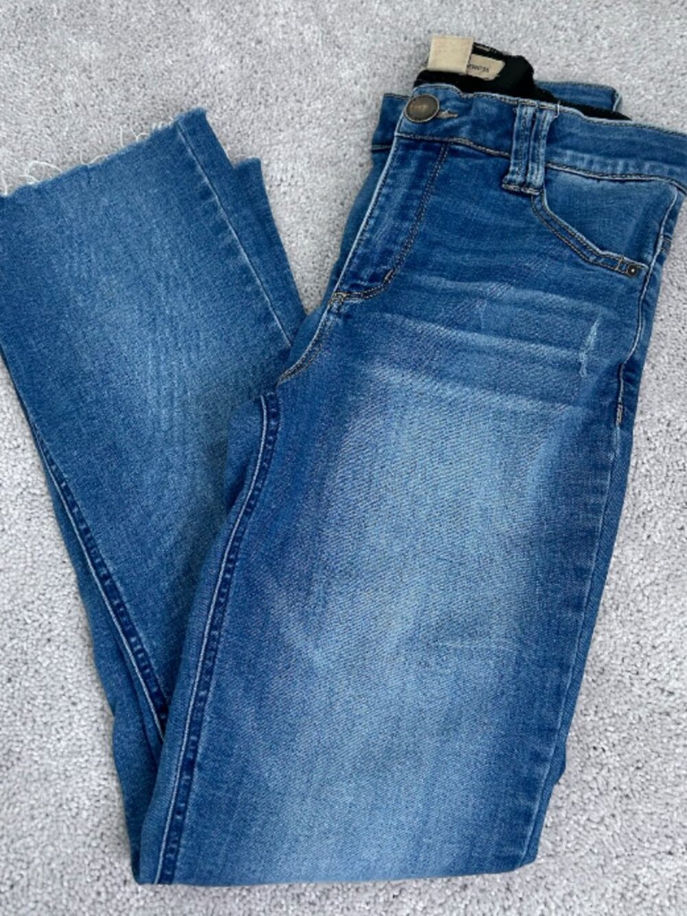 Democracy cropped girlfriend jeans with raw edge - Picture 5 of 5